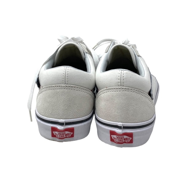 VANS Old Skool Sport Sneakers Men's Skate Low Top Suede Canvas White ALSU01647 - Picture 6 of 10